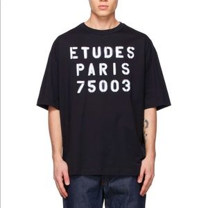ÉTUDES Black Museum Stencil T-Shirt